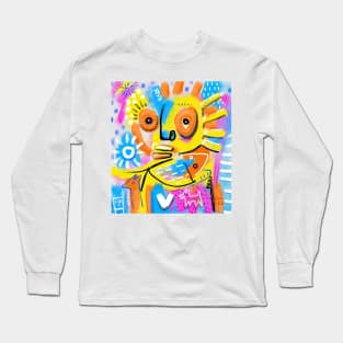 ART BRUT FACE Long Sleeve T-Shirt